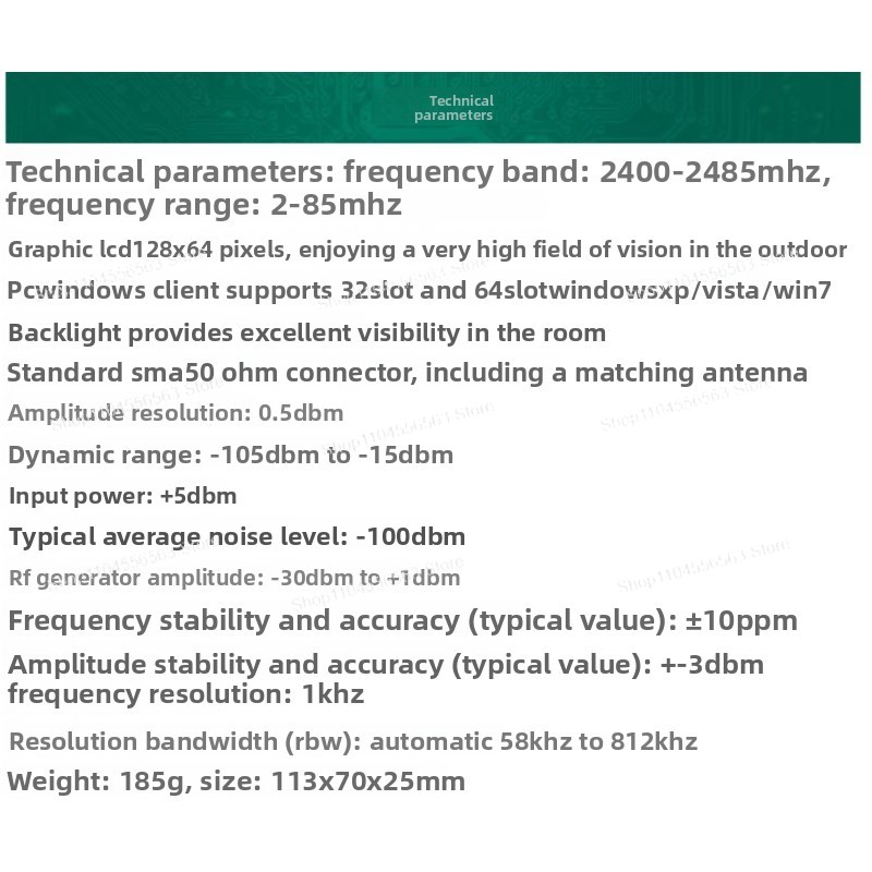 Signal Generator Spectrum Analyzer - Gerador de sinal portátil RF Explorer
