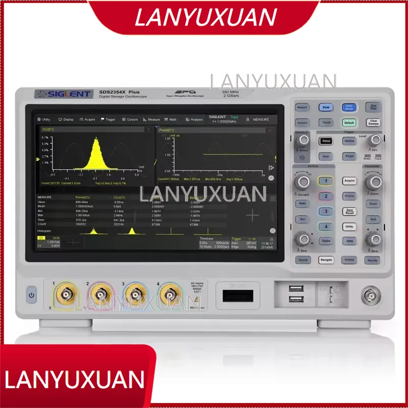 Digital Storage Oscilloscope 100Mhz - Osciloscópios Digitais SDS2104XPLUS/SDS2204XPLUS/SDS2354XPLUS/SDS2504XPLUS com Larguras de