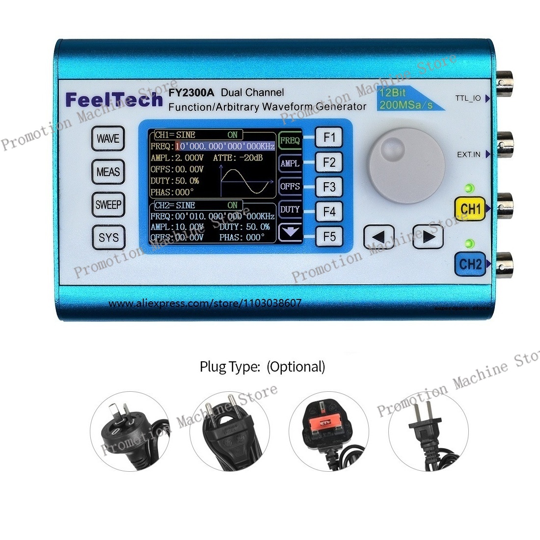 Gerador de Sinal DDS FY2300 12 - Function Arbitrary Waveform Generator avaliação e preço