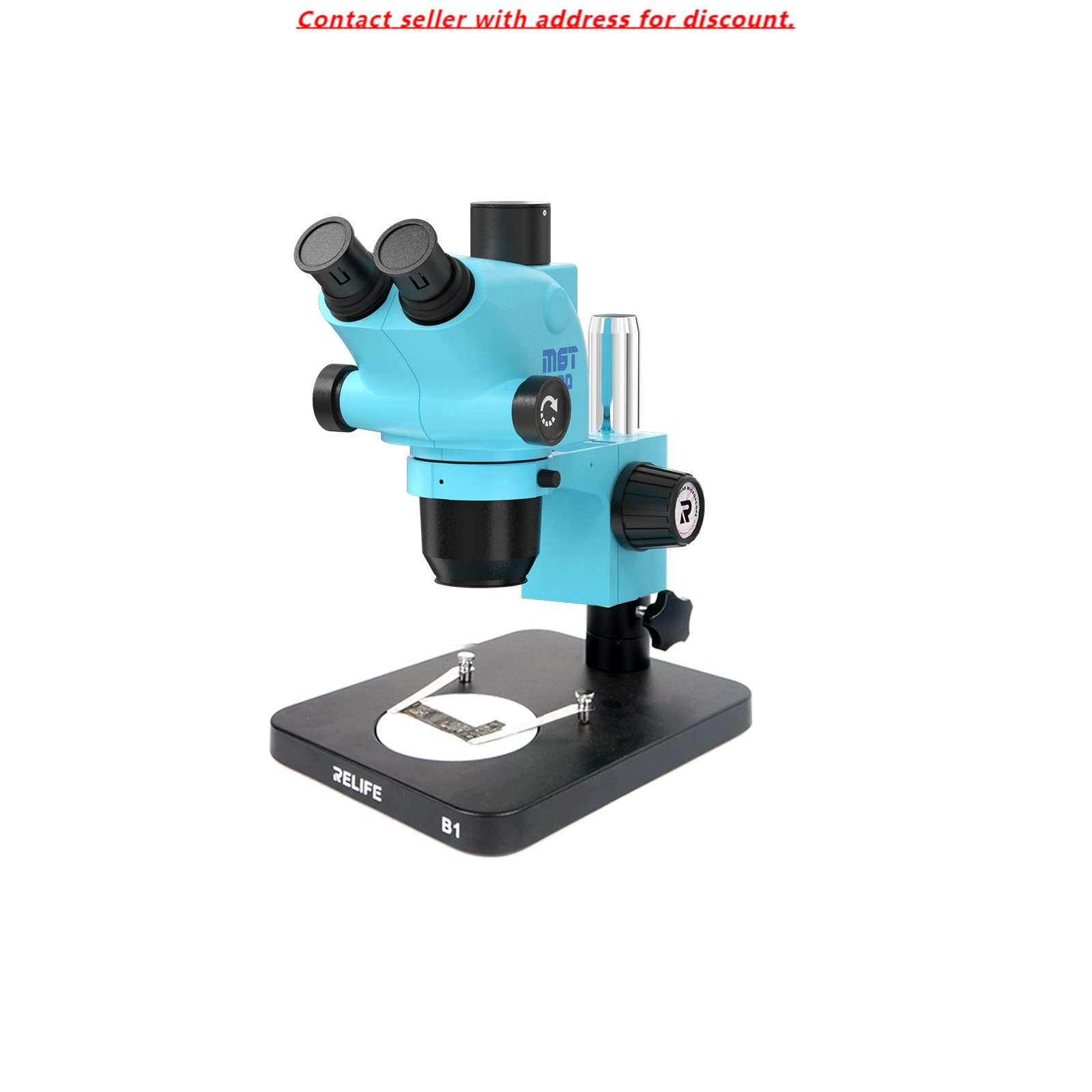 Relife RL-M6T Pro-B1 trinocula - Stereo Trinocular Microscope Pcb avaliação e preço
