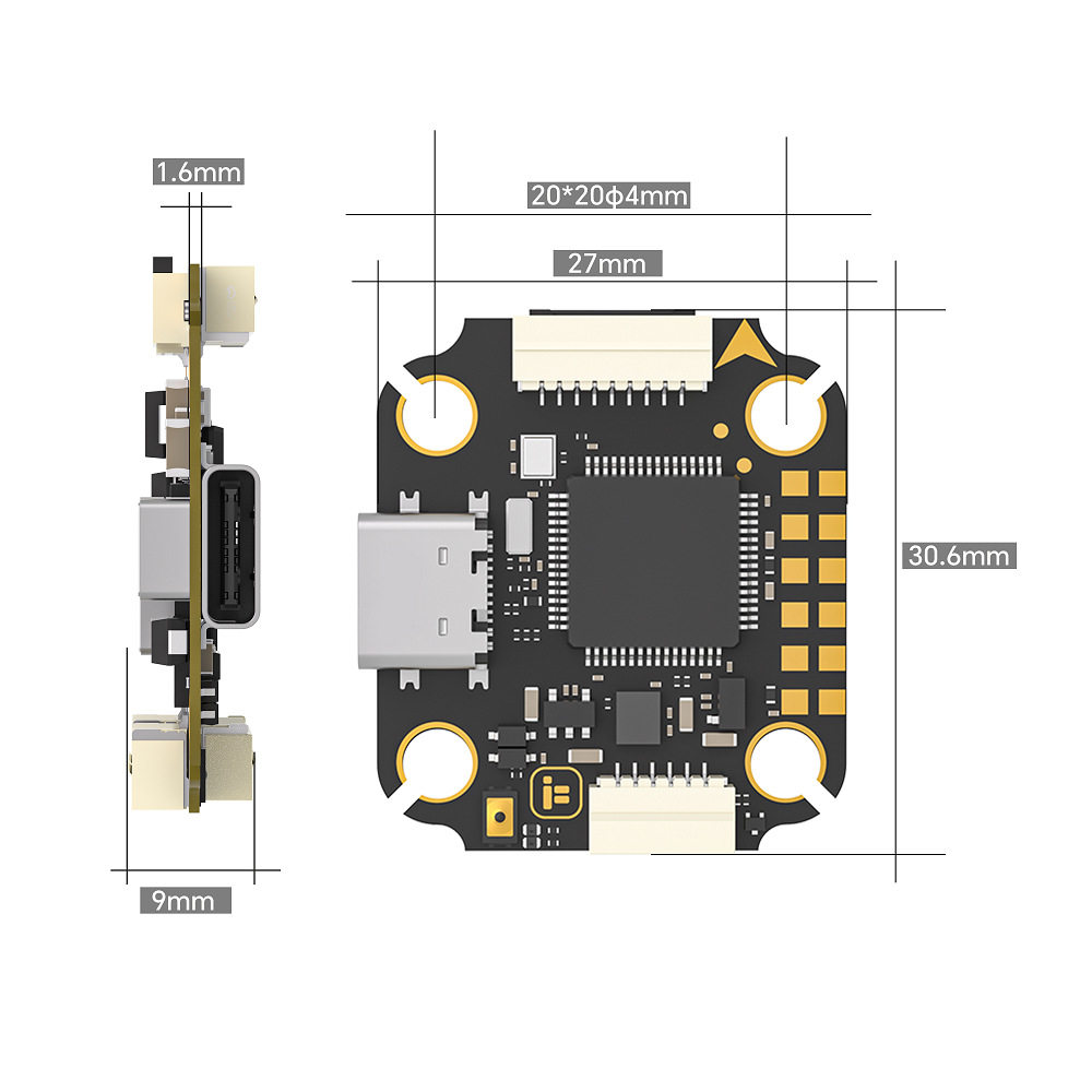 Controlador de Voo IFlight Bor - Fpv Flight Controller F7 Stack 60A avaliação e preço