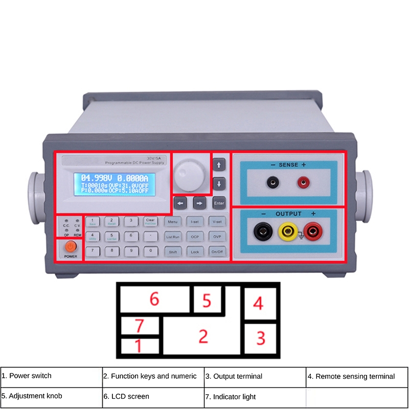 Laboratório ajustável 30V 60V  - Programmable Dc Power Supply 30V 10A avaliação e preço