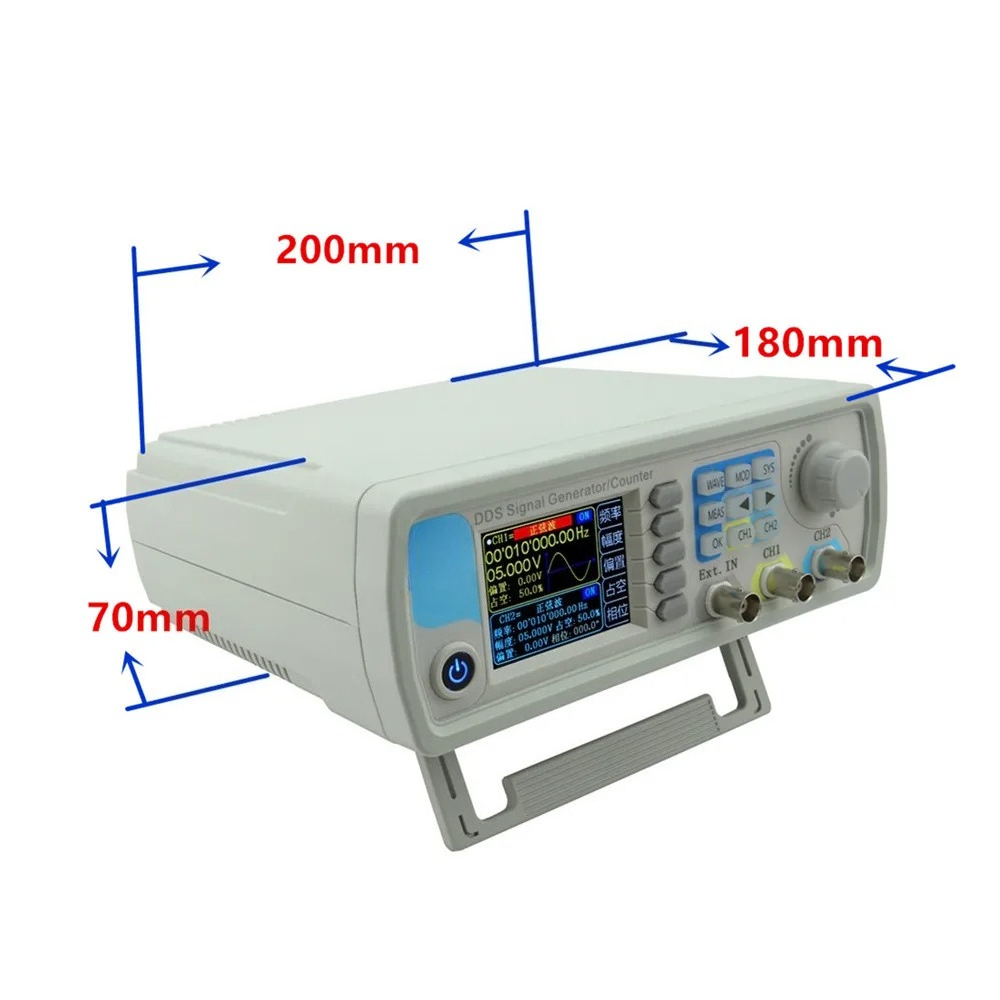 JDS6600 Série 15/30/40/50MHZ G - Function Arbitrary Waveform Generator avaliação e preço