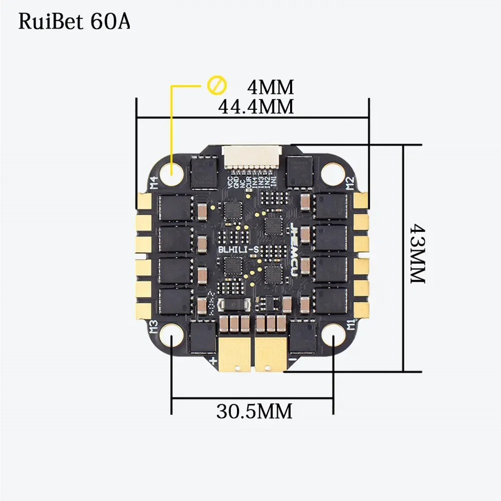 Controlador de Voo JHEMCU F7 F - Fpv Flight Controller F7 Stack 60A avaliação e preço