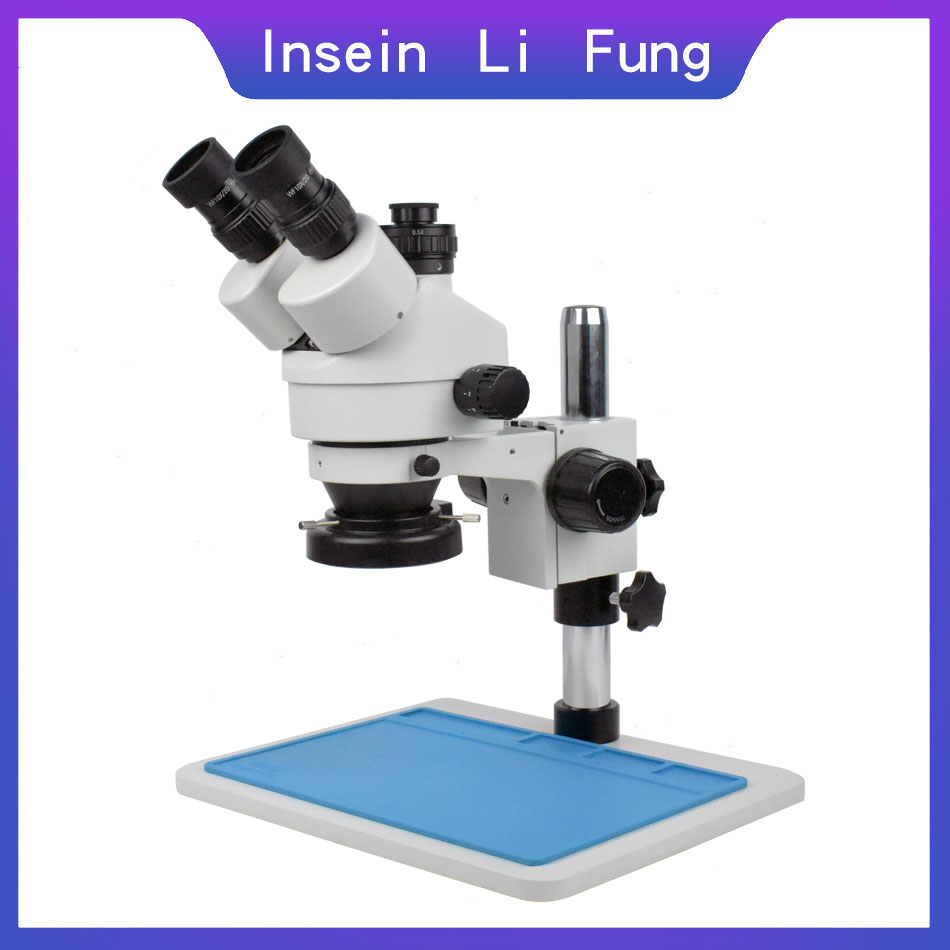Microscópio binocular estéreo  - Stereo Trinocular Microscope Pcb avaliação e preço