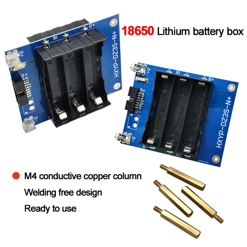 Suporte de Bateria DIY 12V 3S  - Spot Welder 18650 Battery Pack avaliação e preço