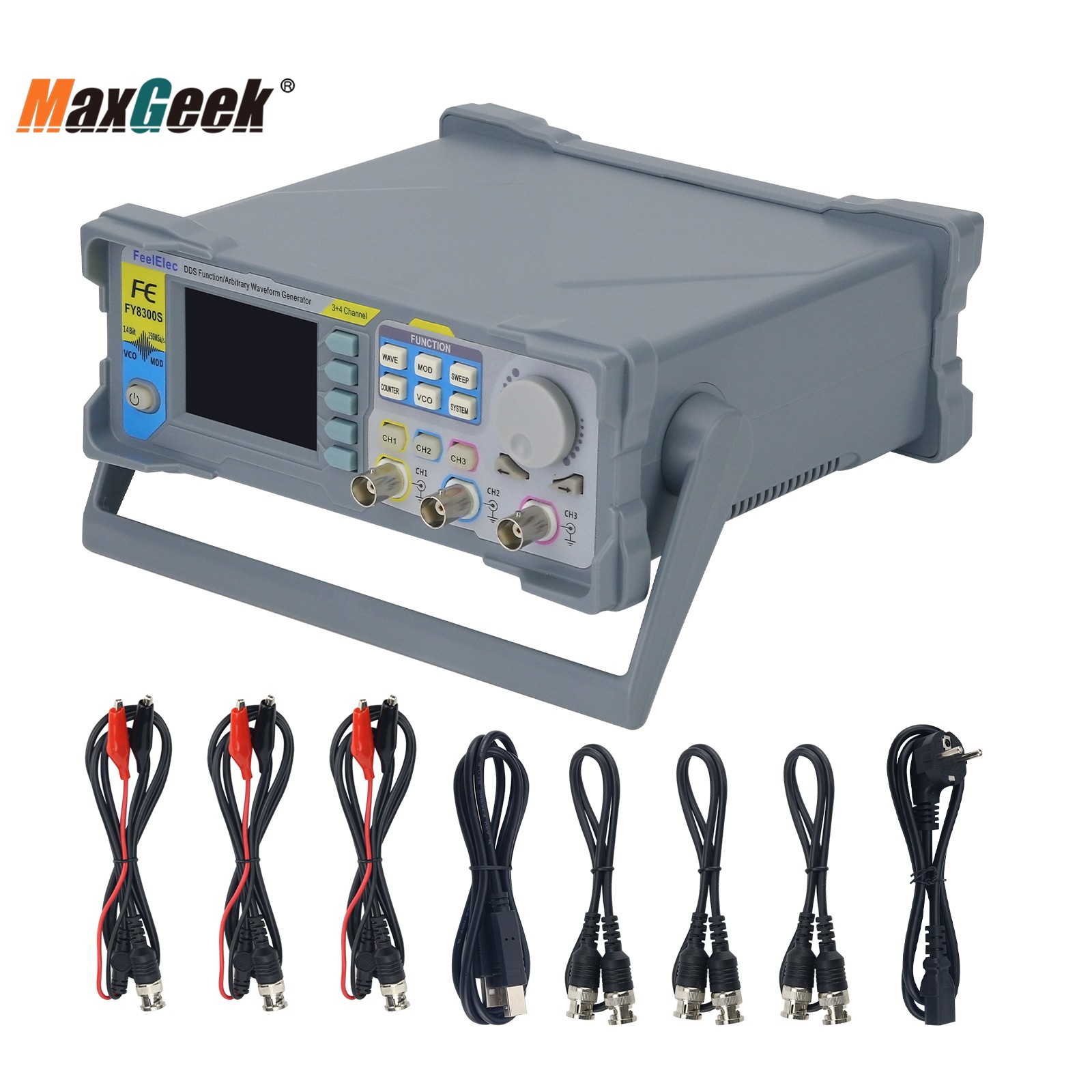 Maxgeek FY8300S-20M 20MHz 40MH - Function Arbitrary Waveform Generator avaliação e preço