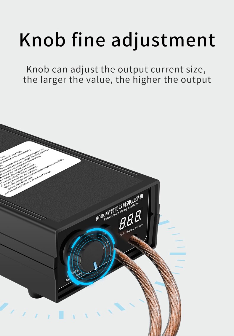 8000w mini kit de soldador pon - Spot Welder 18650 Battery Pack avaliação e preço