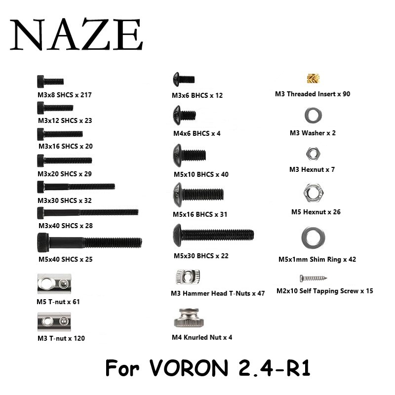 Naze voron2.4 3d impressora r1 - Voron 2.4 R2 Kit avaliação e preço